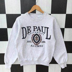 Vintage 90s De Paul University Chicago Vintage 90s T shirt tee Chicago tee